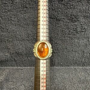 Silver toned men’s ring